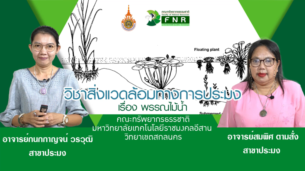 วิชาสิ่งแวดล้อมทางการประมง โดย อ.กนกกาญจน์ วรวุฒิ และ อ.สมพิศ ตามสั่ง